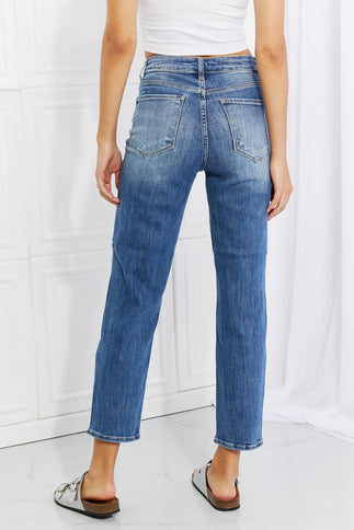 RISEN Full Size Emily High Rise Relaxed Jeans