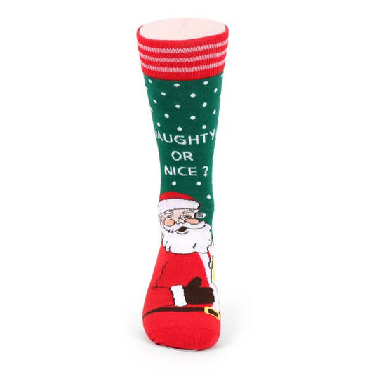 Men's Naughty Santa Novelty Socks