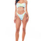 TIE DYE CUTOUT ONE PIECE