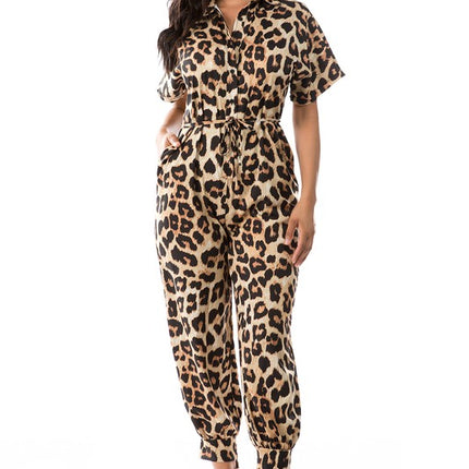 SEXY ANIMAL PRINT JUMPSUIT