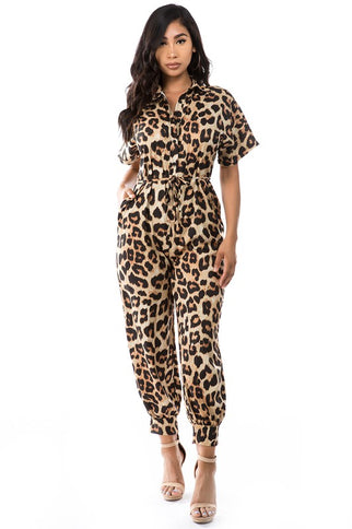 SEXY ANIMAL PRINT JUMPSUIT