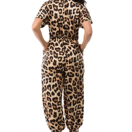 SEXY ANIMAL PRINT JUMPSUIT