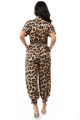 SEXY ANIMAL PRINT JUMPSUIT