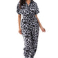 BLACK LEOPARD PRINT JUMPSUIT