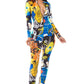 SEXY MULTI PRINT JUMPSUIT