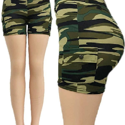 CARGO YOGA BIKER SHORTS