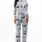 SEXY NEWS PRINT JUMPSUIT