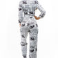 SEXY NEWS PRINT JUMPSUIT