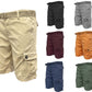 Weiv Mens Belted Cargo Shorts Pockets and Belt