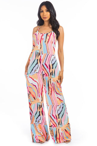 SEXY MULTICOLOR JUMPSUIT