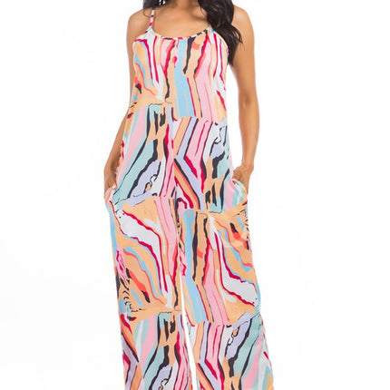 SEXY MULTICOLOR JUMPSUIT