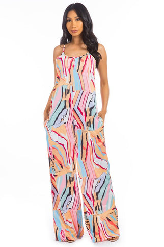 SEXY MULTICOLOR JUMPSUIT