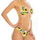 SUN FLOWERS TROPICAL PRINT BIKINI