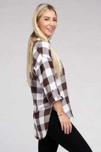 Classic Plaid Flannel Shirt