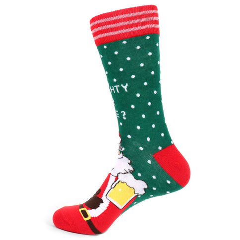 Men's Naughty Santa Novelty Socks