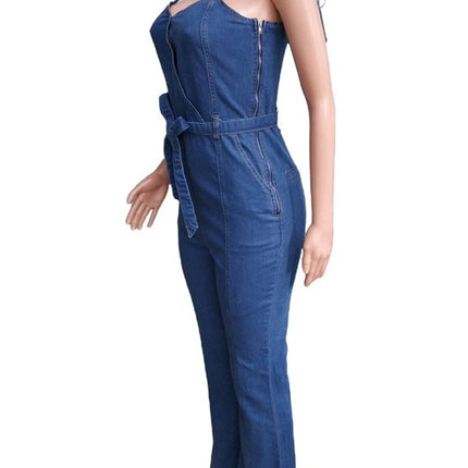 WOMEN FASHION DENIM JUMPSUIT