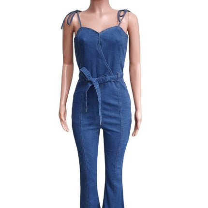 WOMEN FASHION DENIM JUMPSUIT