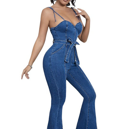 WOMEN FASHION DENIM JUMPSUIT