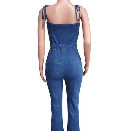 WOMEN FASHION DENIM JUMPSUIT