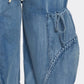 WOMEN FAHION HAREM STYLE DENIM PANTS