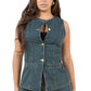 WOMEN FASHION DENIM TWO PIECE SET