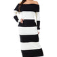 WOMEN FASHION LONG MAXI KNIT DRESS