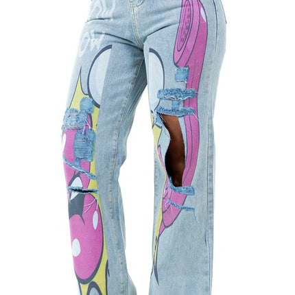 WOMEN FASHION DENIM PANTS