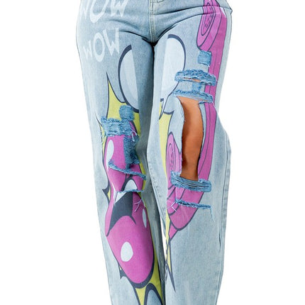 WOMEN FASHION DENIM PANTS