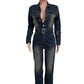 WOMEN DENIM SEXY JUMPSUIT