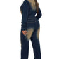 WOMEN DENIM SEXY JUMPSUIT