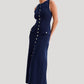 WOMEN FASHION LONG MAXI KNIT DRESS