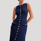 WOMEN FASHION LONG MAXI KNIT DRESS