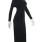 WOMEN FASHION LONG MAXI KNIT DRESS