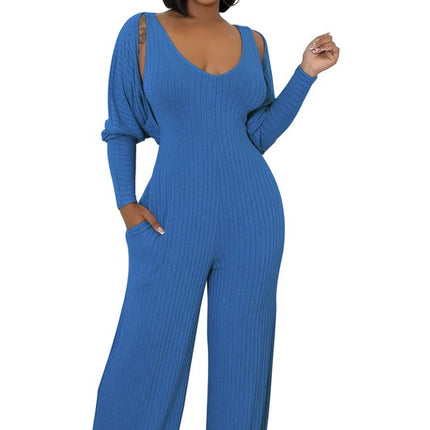 WOMEN TWO PIECE JUMPSUIT SET