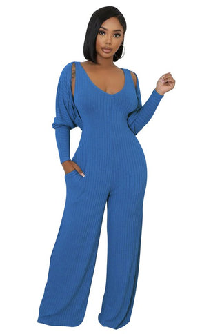 WOMEN TWO PIECE JUMPSUIT SET