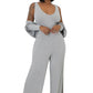 WOMEN TWO PIECE JUMPSUIT SET