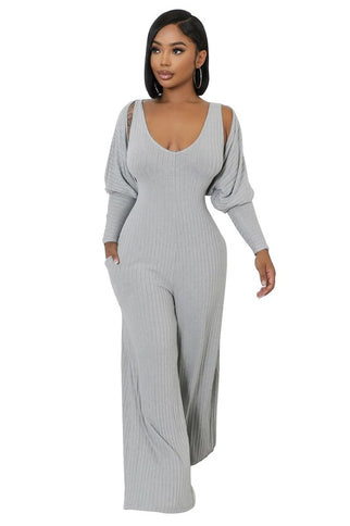 WOMEN TWO PIECE JUMPSUIT SET