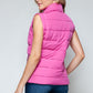 Snobbish Zip Up Turtleneck Vest with Pockets