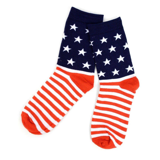 Women's American Flag Novelty Socks