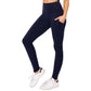 PLUS COTTON WIDE WAISTBAND LEGGINGS WITH POCKETS