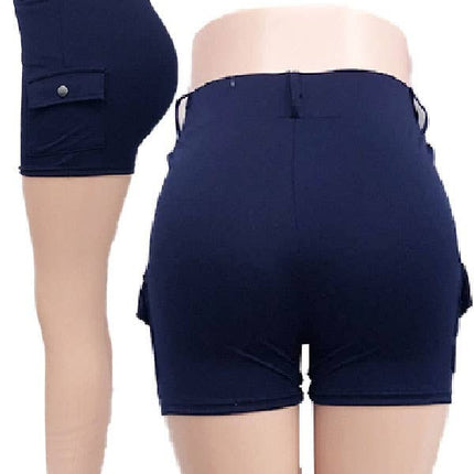 CARGO YOGA BIKER SHORTS