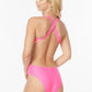 ONE-PIECE BATHING SUIT SIDE CUT-OUT WITH PRINTS ED