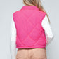 Snobbish Snap Down Quilted Crop Vest