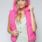 Snobbish Zip Up Quilted Hooded Vest