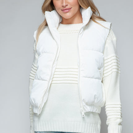 Snobbish Fine Fur Lining Quilted Vest