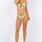 TWO PIECE FLORAL PRINTS O RING BIKINI