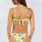 TWO PIECE FLORAL PRINTS O RING BIKINI