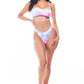 TIE DYE CUTOUT ONE PIECE