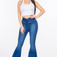 American Bazi High Waist Pull On Flare Jeans