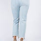 American Bazi High Waist Distressed Raw Hem Jeans